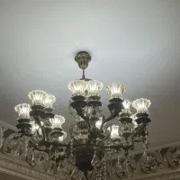 لوستر ۱۵ شاخه برنز