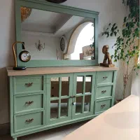 ست کنسول و میز TV مدل پاستل رویال|بوفه، ویترین، کنسول|رشت, استقامت ۱|دیوار