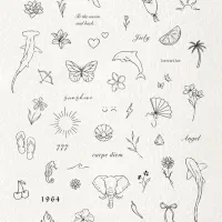 تتو بدن بانوان.تخفیف.مدل