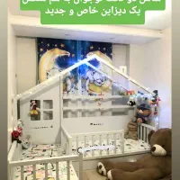 تخت خواب کلبه ای مناسب کودک و نوجوان