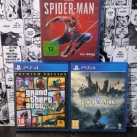 دیسک gta - hogwarts - spiderman ps4