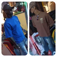 تیشرت دو نخ پنبه باکسی با ضمانت شستشو/ چکی بی سود