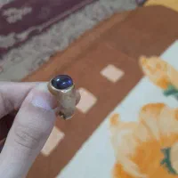 انگشتر هفت جوش قدیمی با نگین یاقوت ارغوانی|کلکسیون اشیاء عتیقه|لردگان, |دیوار