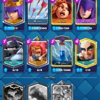 اکانت کلش رویال|کنسول، بازی ویدئویی و آنلاین|قم, چهل درخت‎|دیوار