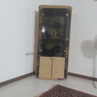 گنجه ویترین دار  ام دی اف سالم