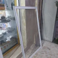 پنجره دوجداره ۱۵۰ارتفاع.طول۱۹۰باطوری بدون چهارچوب