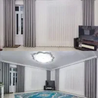 پرده ستین|پرده، رانر، رومیزی|فولادشهر, مسکن مهر فولادشهر|دیوار