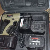 دریل شارژی کرون کاملا سالم با دو عدد باطری فابریک