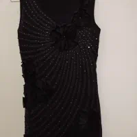 پیراهن کوتاه مجلسی،سایز۳۸ـ۴۰