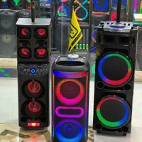 اسپیکر باند بلوتوثی dj party box+میکروفون+گارانتی