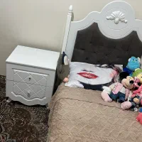 تخت خواب تک نفره با پاتختی|تشک تختخواب|باقرشهر, |دیوار