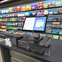 پکیج تجهیزات صندوق فروشگاهی همراه با اسکنر/پرینتر