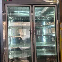 فریزر ایستاده ۱/۵متری تمام استیل در حد نوسالم سالم