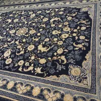 دوعددفرش ۷۰۰شانه پاتریس طرح گل افشان