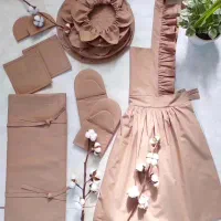 سرویس عروس با پارچه ساده ترک