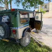 جیپ صحرا کمک دار مدل ۷۶ موتور پاجیرو
