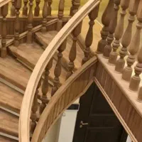 پله ونرده چوبی دوبلکس|خدمات پیشه و مهارت|همدان, |دیوار