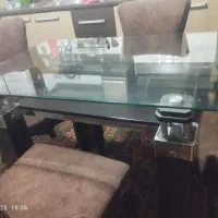 میز ناهارخوری ۴نفره|میز و صندلی غذاخوری|فومن, |دیوار