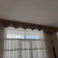 ۵ متر پرده پارچه ترک به همراه کتیبه