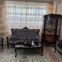 سرویس مبل استیل ۹ نفره و میز ناهار خوری ۸ نفره|مبلمان خانگی و میز عسلی|مشهد, آبکوه|دیوار