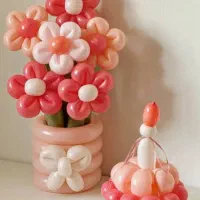 دسته گل بادکنکی هدیه ای متفاوت|خدمات پذیرایی، مراسم|همدان, |دیوار