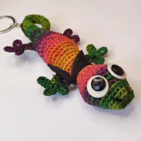 جاکلیدی ، آویز ، چارم بگ مدل مارمولک (کد ۰۱)