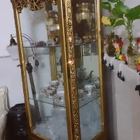 ویترین منبت دست چوب راش