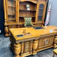 مبل اداری چوب کلاسیک میز مدیر کلاسیک|دفتر کار|تهران, شهرک ولیعصر شمالی|دیوار