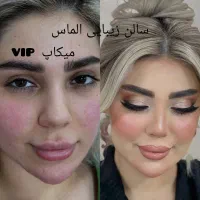 میکاپ وشنیون ساده ۴۰۰وvipآن۷۰۰|خدمات آرایشگری و زیبایی|کرمانشاه, |دیوار
