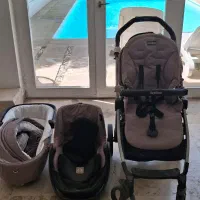 ست کالسکه و صندلی غذا و کالسکه سبک