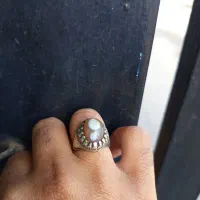 انگشتر نقره بابا قوری 2چشم