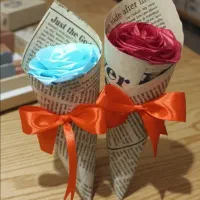 فروش تکی و عمده گل روبانی و باکس گل زیر قیمت|گل مصنوعی|تهران, آذری|دیوار