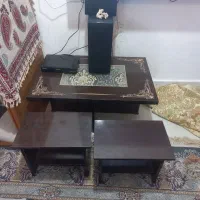 میز وسط وسه عدد عسلی وجاکفشی