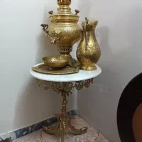 میز و سماور برنج