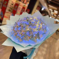 دسته گل پروانه ای|گل مصنوعی|اهواز, شهرک رزمندگان|دیوار