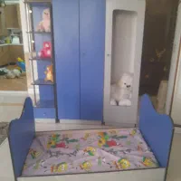 تخت و کمد بچه، تشک ،در حد نو