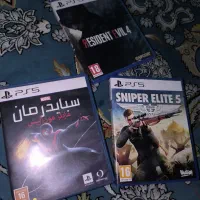 دیسک evil 4 spider man miles sniper elite 5