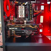 کیس گیمینگ نسل ۶ گرافیک 8 گیگ RX 580