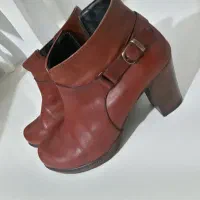 نیم بوت چرم اصل