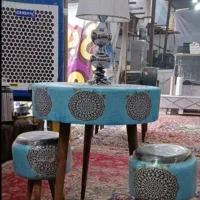 میز و صندلی سنتی 4 نفره مدل پافت