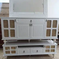آینه وکنسول /کار شرکتی /ام دی اف ۱۷۰سانتی/کژال/|بوفه، ویترین، کنسول|ارومیه, |دیوار