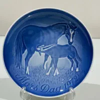 ۵عدد بشقاب دیوارکوب قلم آبی کپنهاگن دانمارک