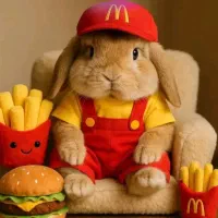 دهکده مینی خرگوش لوپ مینیاتوری هدیه ایی دوستداشتنی