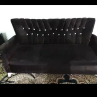 مبل ۷ نفره به رنگ طوسی بدون عسلی