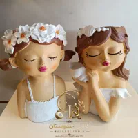گلدان دختر گل به سر