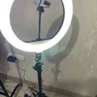 رینگ لایت پایه فلزی