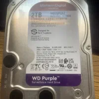 هارد ۲ ترابایت بنفش وسترن دیجتال hdd purple