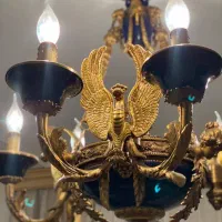 تعدادی لوستر برنز وارداتی و۳عددلوستر کریستال|لوستر و چراغ آویز|تهران, تهرانپارس جنوبی|دیوار