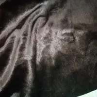 سلام، 7 متر پارچه مخمل قهوه ای رومبلی و پرده ای