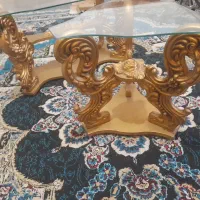 دو عدد میز عسلی تاج دار
